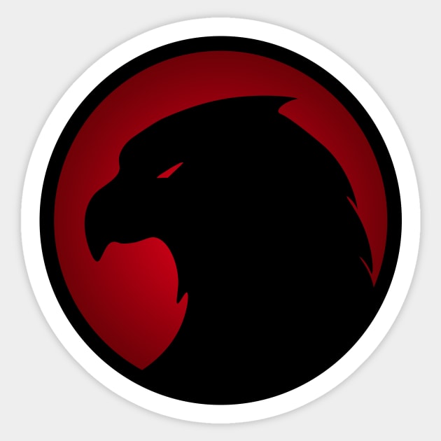 Shadow of the Hawk Sticker by Doc Multiverse Designs